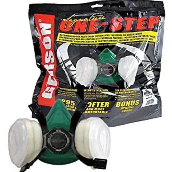 Gerson 8000e One-step Maintenance Free Dual Cartridge Respirator.
